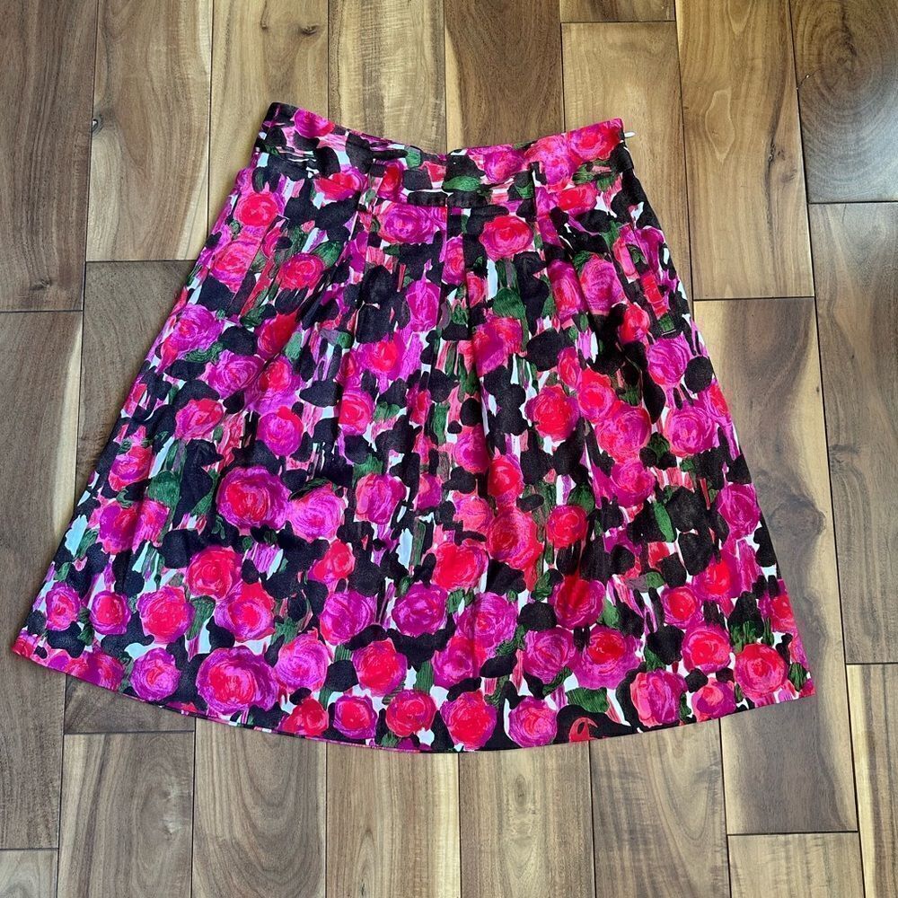 Floral print skirt, sz 4